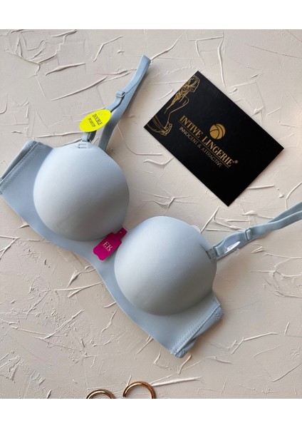 Violet Dikişsiz Lazer Kesim Double Push-Up Balensiz Iz Belli Etmez Straplez Kesim Kaliteli Sütyen fiyatları