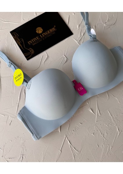 Violet Dikişsiz Lazer Kesim Double Push-Up Balensiz Iz Belli Etmez Straplez Kesim Kaliteli Sütyen fırsatları