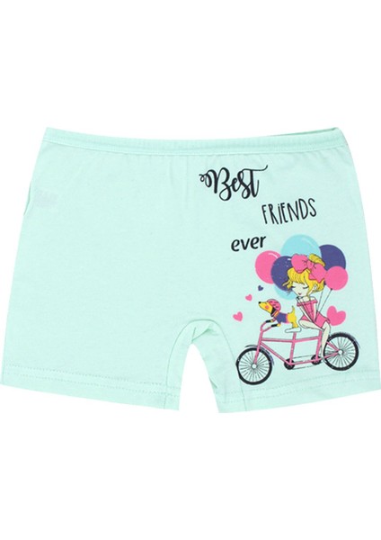 Kız Çocuk Boxer 3'lü Baskılı (%96 Pamuk - %4 Elastan) modelleri