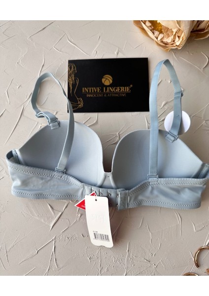 Violet Dikişsiz Lazer Kesim Double Push-Up Balensiz Iz Belli Etmez Straplez Kesim Kaliteli Sütyen indirimleri