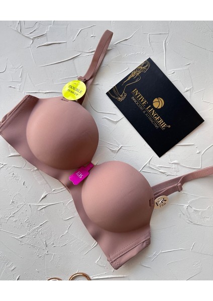 Violet Dikişsiz Lazer Kesim Double Push-Up Balensiz Iz Belli Etmez Straplez Kesim Kaliteli Sütyen fiyatları