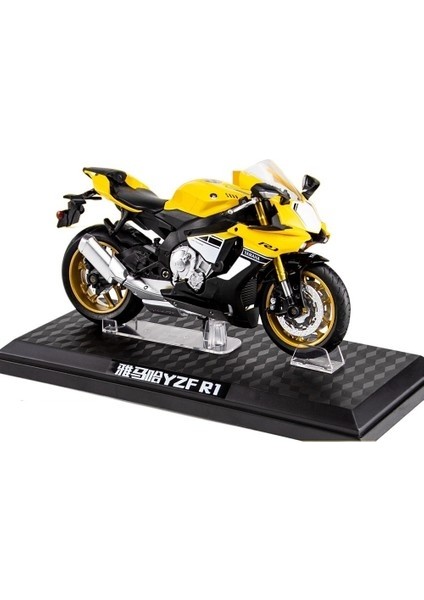 1:12 Yamaha Yzf-R1 Simülasyon Alaşımlı Motosiklet Modeli (Yurt Dışından)
