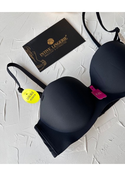 Violet Dikişsiz Lazer Kesim Double Push-Up Balensiz Iz Belli Etmez Straplez Kesim Kaliteli Sütyen fırsatları