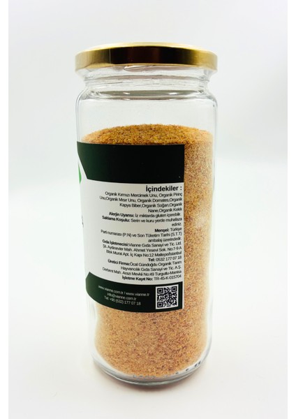 Organik Bebek Tarhanası +6 Ay 320 G fiyatları