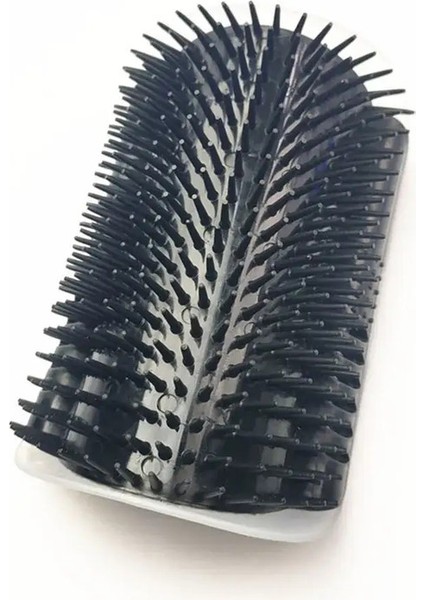 Kedi Fırçası Pet Keden Kendi Damat Köşe Fırçası ve Masaj Kapalı Kediler Için Catnip ile Masaj Tüm Saç Kedileri Köpekleri Renk: Siyah (Yurt Dışından)