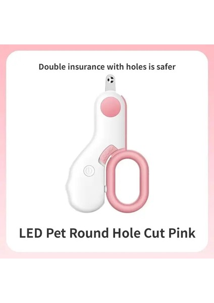 Profesyonel Pet Tırnak Makası Ayarlanabilir Delikli Kedi Köpek Tırnak Kesici Doğrama Aracı Yavru Kedi Bakımı Tüy Bakımı Aracı Renk:pembe-Ykj (Yurt Dışından)