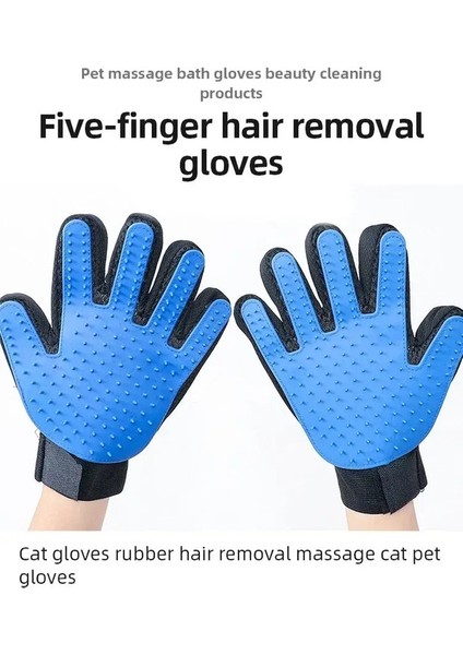 Evcil Köpek ve Kedi Bakım Eldivenleri - Masaj Banyosu, Tüysüz Alma, Isırma Önleyici Tarak ve Spa Temizliği! Renk:beyaz (Yurt Dışından)