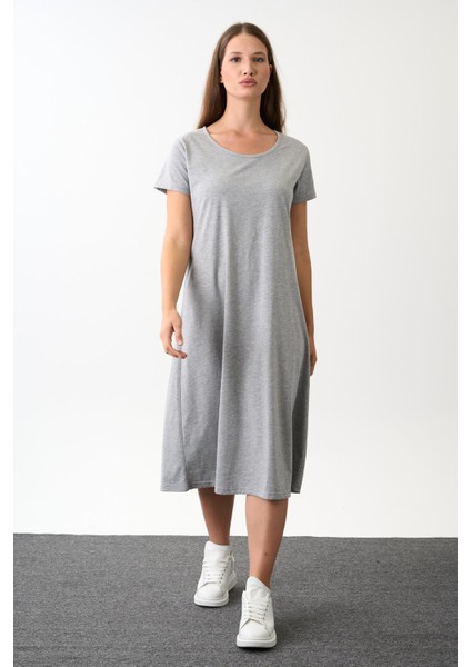 Alexandergardi Kısa Kollu Salaş Elbise (B22-43600) fırsatları