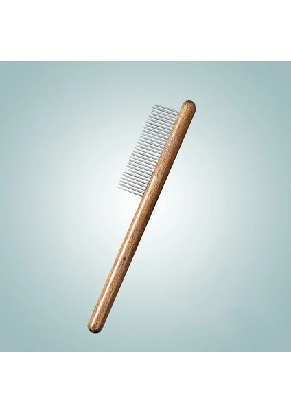 Kedi Tarak Paslanmaz Çelik Evcil Hayvan Saç Temizleyici Ahşap Saplı Kedi Saç Tarakları Evcil Hayvan Bakımı Masaj Köpek Fırçası Temizlik Aracı Evcil Hayvanlar Malzemesi Renk:uzun Diş (Yurt Dışından)