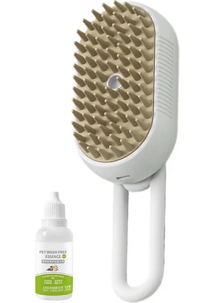 3'ü 1 Arada Buharlı Kedi Fırçası Elektrikli Anti-Sıçratma Kedi Fırçası Buhar Spreyli Masaj Pet Bakımı Tarak Köpek Saçı Temizleme Tarakları Renk:beyaz (Yurt Dışından)