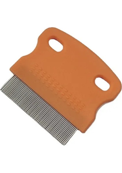 Paslanmaz Çelik Evcil Hayvan Tarakı Evcil Hayvan Temizleyici Köpek Bakım Tarakı Nazikçe Mukus ve Kabukları Temizler Küçük Bitler ve Kene Tarakları Kediler Malzemeleri Renk:turuncu (Yurt Dışından)