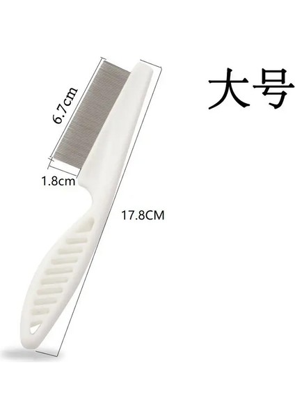 Köpekler ve Kediler Için Profesyonel Pire Tarağı, Pire ve Tickscolor'u Çıkarmak Için Etkili Tımar Aracı: S (Yurt Dışından)