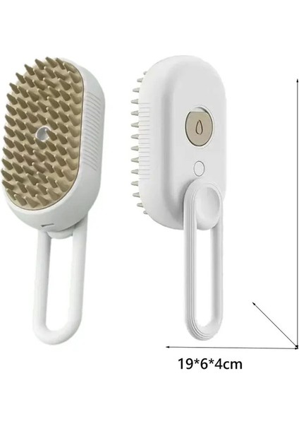 Evcil Hayvan Sprey Fırçası Uzun Tüylü Hayvanlar Kedi Köpek Masaj Tarak Buhar Temizleme Saç Malzemeleri Mascotas Bakım Aksesuarları Renk: Açık Kahve (Yurt Dışından)