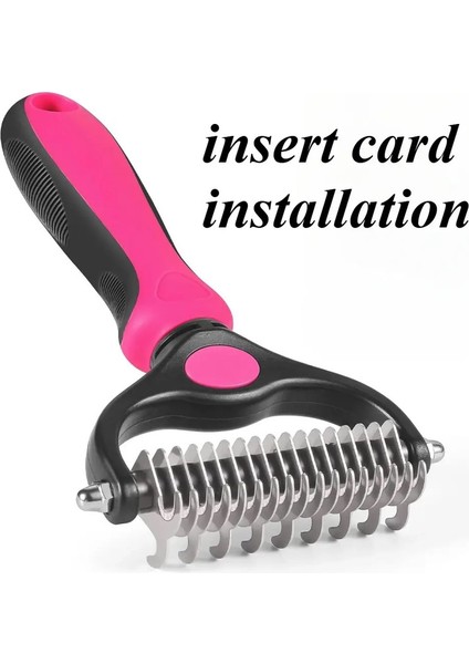 Cdy Combs,dog And Cat Deshedding Tool,dematting Comb For Pet,pet Hair Grooming,reduced Floating Hair,prevent Hair From Tangling Renk:landahaokakaijie (Yurt Dışından)
