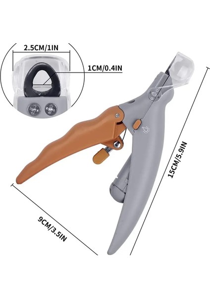 Pet Tırnak Kesici Makas Evcil Hayvan Köpek Kedi Tırnak Ayak Tırnağı Makası LED Işıklı Tırnak Kesici Köpekler Kediler Köpek Bakımı Hayvan Evcil Hayvan Tedarikleri (Yurt Dışından)