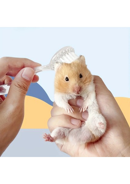 1 Adet Küçük Hamster Fırçası, Yumuşak Kıl Masaj Fırçası, Uzun Saç Hamster Temizleme Tarama Fırçası, Banyo Mini Fırça: Açık (Yurt Dışından)