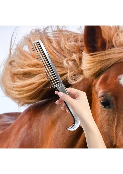 Kedi Bakım Tarak At Aracı Paslanmaz Çelik ve Düğüm Giderici Profesyonel Evcil Hayvan Tarakı (Yurt Dışından)