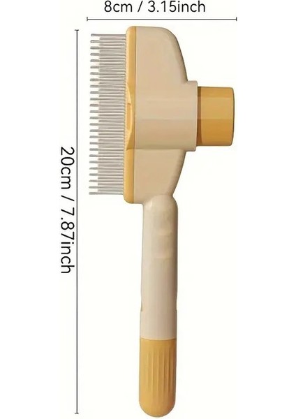 Kendiliğinden Temizlenen Paslanmaz Çelik Evcil Hayvan Bakım Fırçası Kediler Köpekler - Tek Tıkla Tüysüz Alma Tarak Uzun Kısa Kıllar Için, Dalı Ba Renk:kombinasyon Yeşil (Yurt Dışından)