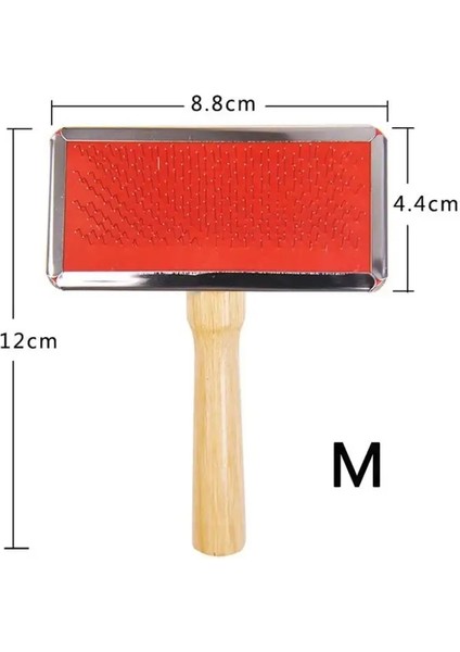 Çelik Iğne Ahşap Tutma Köpek Kedi Evcil Hayvanlar Yokie Gilling Fırça Köpek Tırmık Pet Fırçası Tomur Masaj Tımar Araçları Accescoriescolor: S (Yurt Dışından)