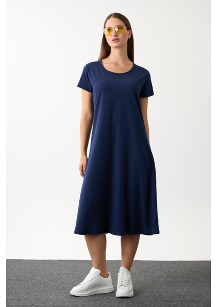 Alexandergardi Kısa Kollu Salaş Elbise (B22-43600) fiyatları