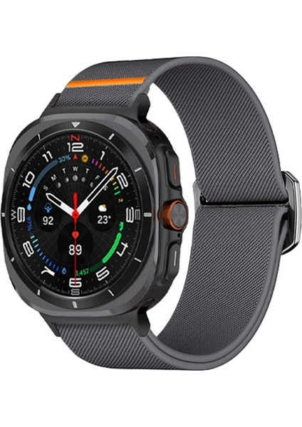 Samsung Galaxy Watch Ultra 47MM / Ultra 2025 Için Naylon Saat Kayışı (Yurt Dışından)