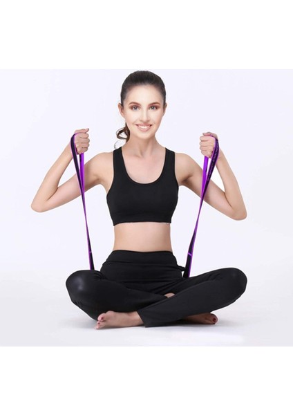 8 Seviyeli Renkli Direnç Bandı Spor ve Yoga Lastiği, Pilates ve Egzersiz Için fiyatları