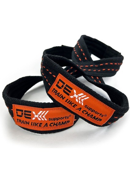 Sağlam 8 Döngü Ağırlık Kaldırma Kayışı ve Kemeri, Siyah Renk