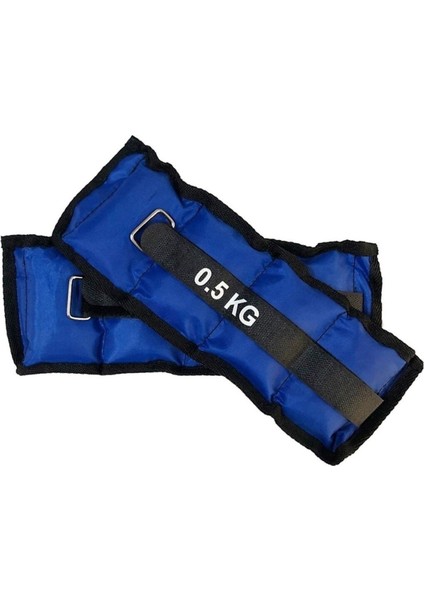 El ve Ayak Bilek Ağırlığı Seti, 0.5 Kg, Mavi, 2 Adet fiyatları