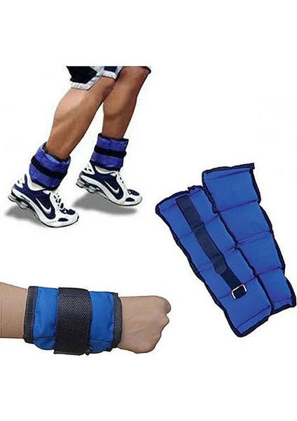 El ve Ayak Bilek Ağırlığı Seti, 0.5 Kg, Mavi, 2 Adet modelleri