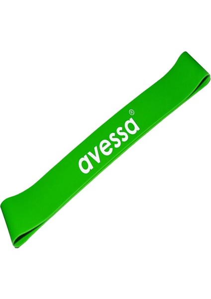 Yeşil Renk Orta Sertlik Latex Aerobik Bant, Egzersiz ve Fitness Için Uygun