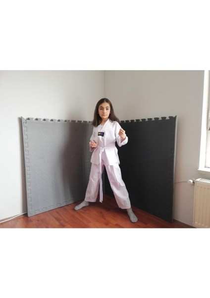 Siyah-Gri Minder 26MM 100CM, Şık ve Konforlu Ev Dekorasyonu Ürünü