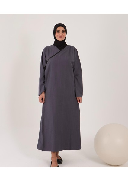 Jakarlı Kumaş Tesbih Hediyeli Namaz Elbisesi modelleri