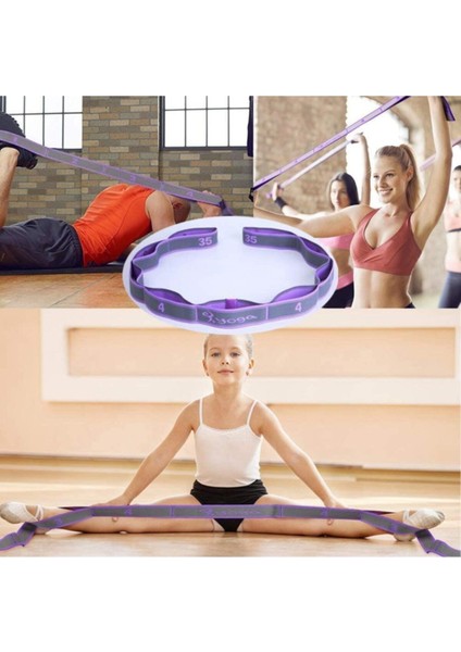 9 Seviyeli Çok Renkli Direnç Bantları Spor ve Yoga Egzersizleri Için modelleri