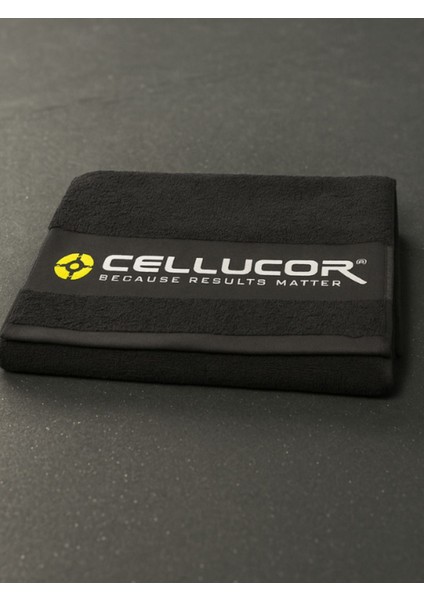 Yumuşak ve Hafif %100 Pamuklu Antrenman Havlusu, Şık Siyah Renk Seçeneği