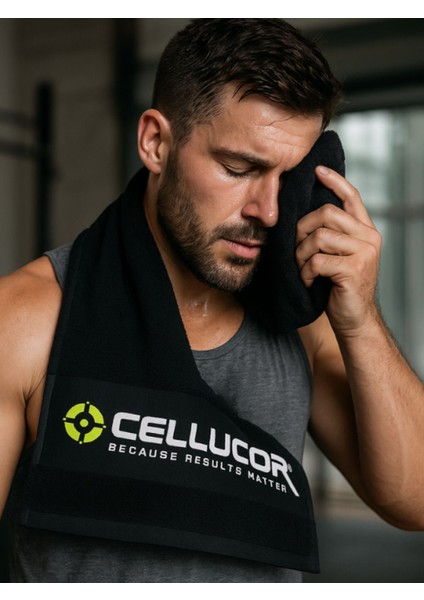 Yumuşak ve Hafif %100 Pamuklu Antrenman Havlusu, Şık Siyah Renk Seçeneği fiyatları