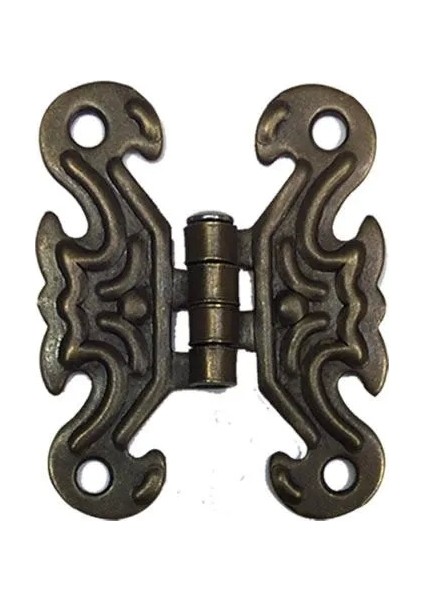 Dekoratif Sac Kelebek Menteşe - Küçük, Antik, 100 Adet