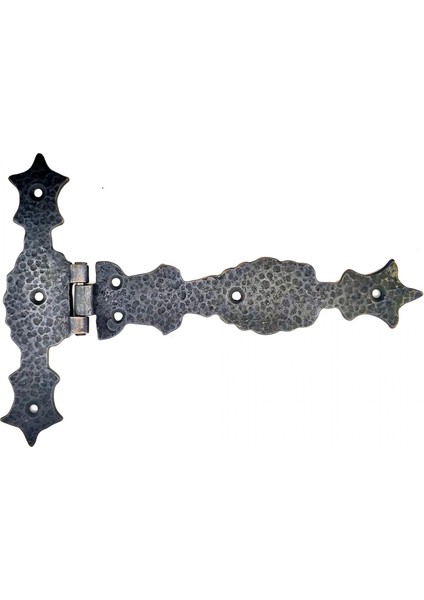 Antika Tarz Dekoratif Pirinç Kuyruklu Zambak Menteşe - 175X248 Mm, Oksit