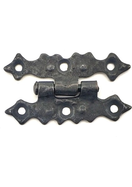 Antika Tarz Dekoratif Pirinç Yıldız Menteşe - 63X36 Mm, Oksit