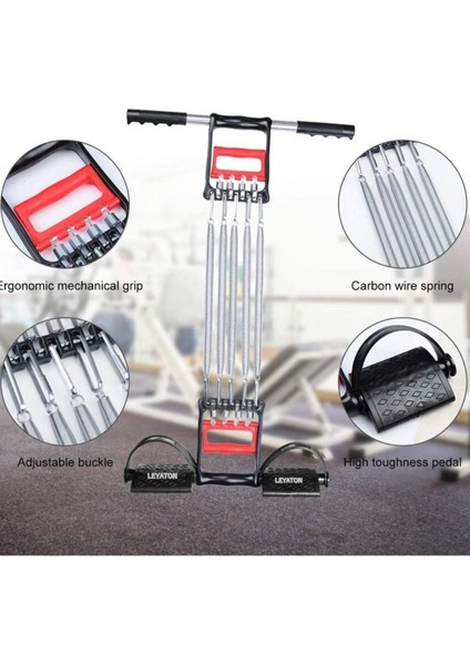 Renkli Dirençli El, Ayak ve Göğüs Egzersiz Yayı Seti