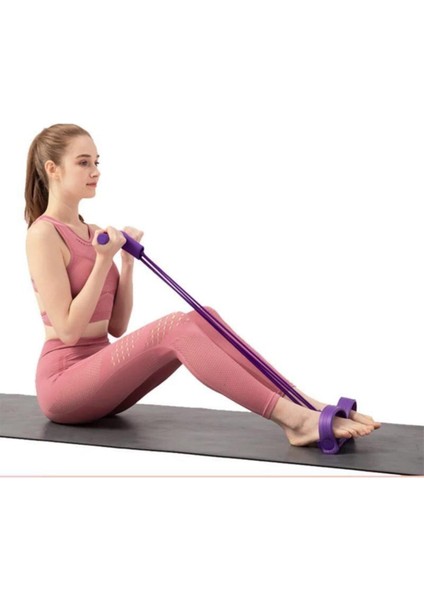 Mor Renkli Çok Amaçlı Direnç Lastiğiyle Formda Kal! modelleri
