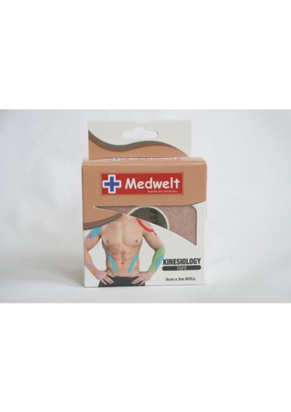 Ten Rengi Kinesio Bandı, Esnek ve Rahat Kullanımlı Sağlık ve Spor Bandı