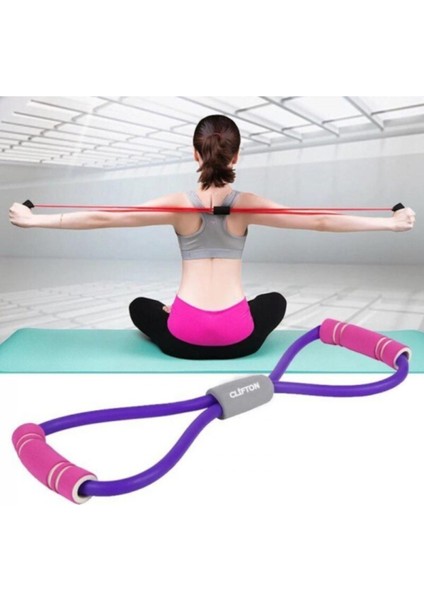 Mor Jimnastik Lastiği, Dayanıklı ve Esnek Egzersiz Aleti