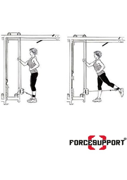 Kırmızı Ayak Bilek Kayışı, 2'li Set, Fitness ve Egzersiz Çekiş Aksesuarı indirimleri