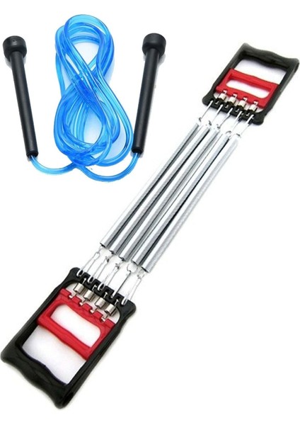 Çelik Göğüs ve Kol Yayı, Atlama Ipi, Çok Renkli, Kas Geliştirme ve Kondisyon Seti indirimleri