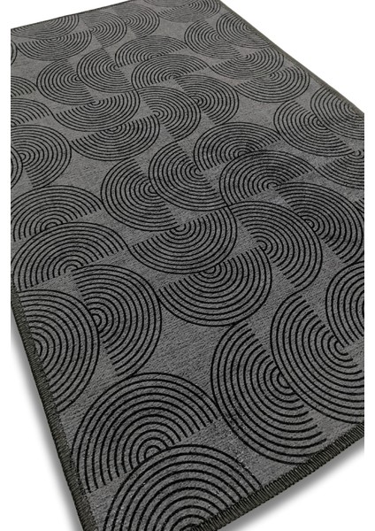 Yarım Daire Geometrik Desenli Hali Dekoratif Halı Oturma Odası Halısı fırsatları