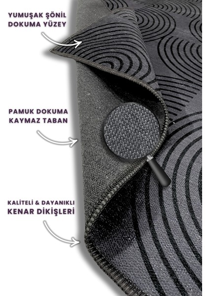 Yarım Daire Geometrik Desenli Hali Dekoratif Halı Oturma Odası Halısı indirimleri