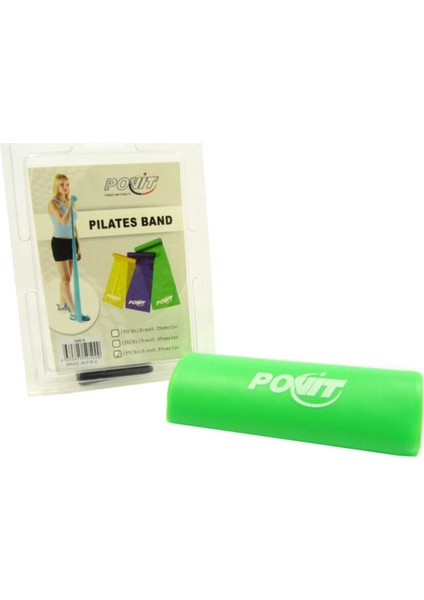 Yeşil Pilates Direnci Bandı, Sağlıklı ve Esnek Kaslar Için Mükemmel Seçim