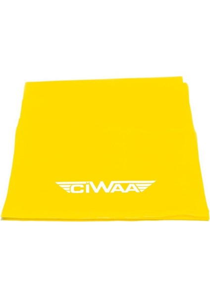 Hafif Sert Pilates Lastiği 2017 Sarı, Dayanıklı ve Esnek Egzersiz Ekipmanı