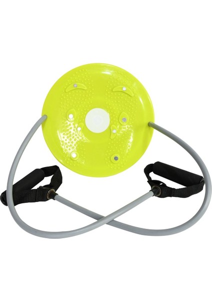 Yeşil Çekme Lastikli Twister Spor Aleti, Sağlıklı Egzersiz ve Form Için Mükemmel Seçim