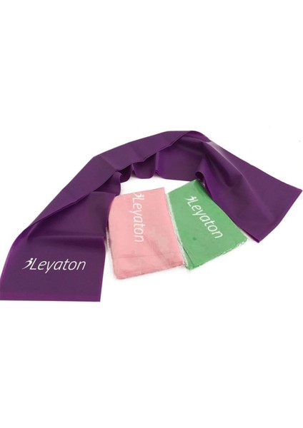 3'lü Pilates Bandı Seti, 150X15 Cm, Yeşil, Esneklik ve Güçlendirme Aracı fiyatları